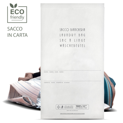 sacco biancheria in carta per hotel